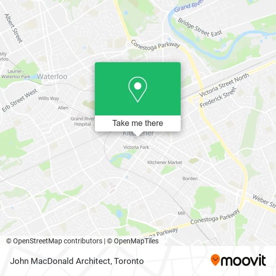 John MacDonald Architect map