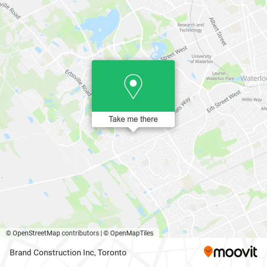 Brand Construction Inc map