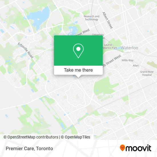 Premier Care map