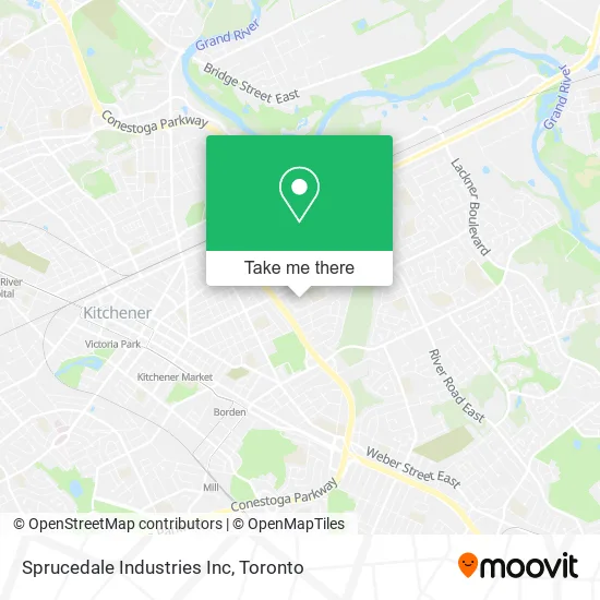 Sprucedale Industries Inc map