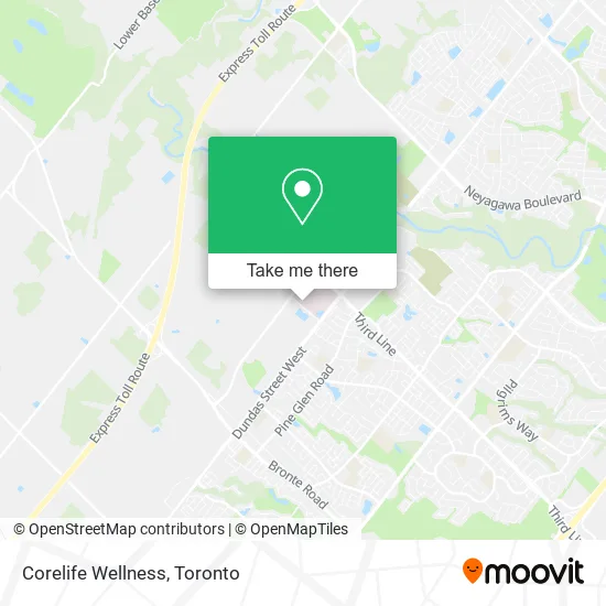 Corelife Wellness map