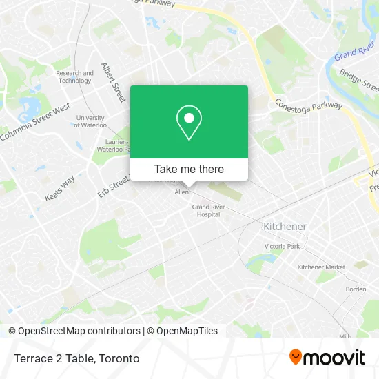 Terrace 2 Table map
