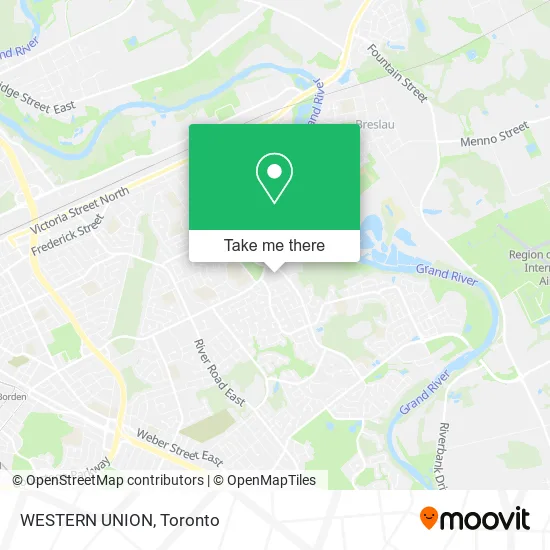 WESTERN UNION map