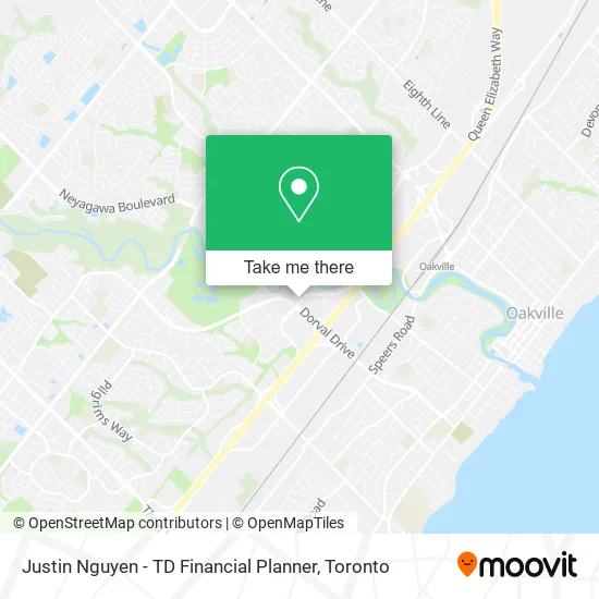Justin Nguyen - TD Financial Planner map