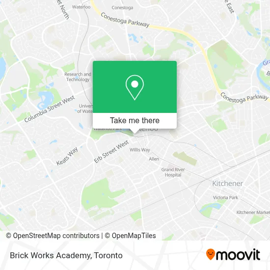 Brick Works Academy map
