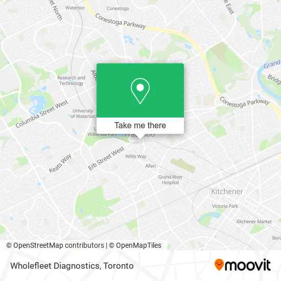 Wholefleet Diagnostics map