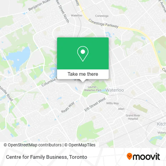Centre for Family Business map