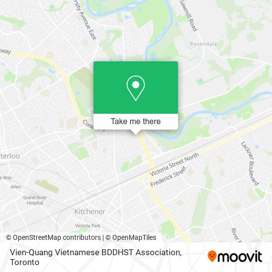 Vien-Quang Vietnamese BDDHST Association map