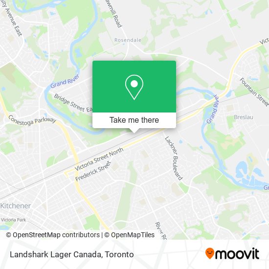 Landshark Lager Canada map