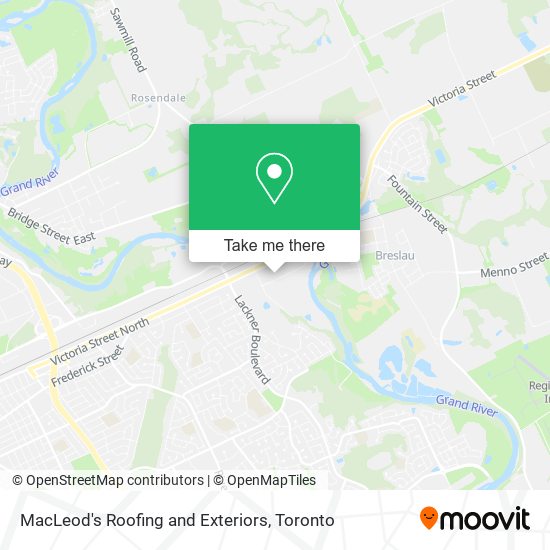 MacLeod's Roofing and Exteriors map