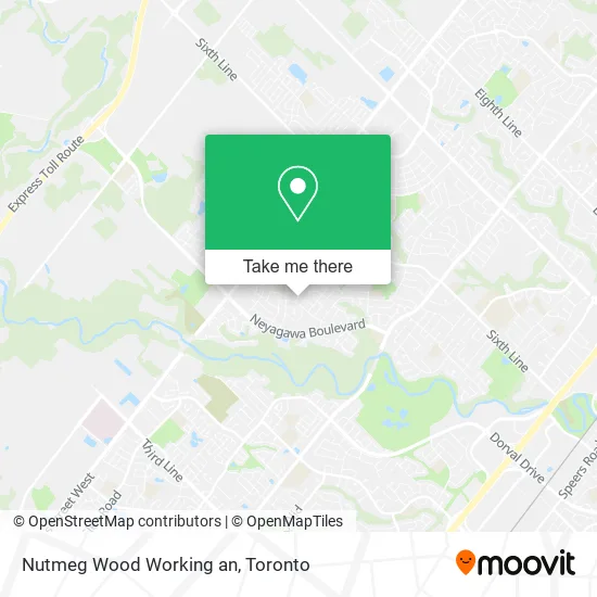 Nutmeg Wood Working an map