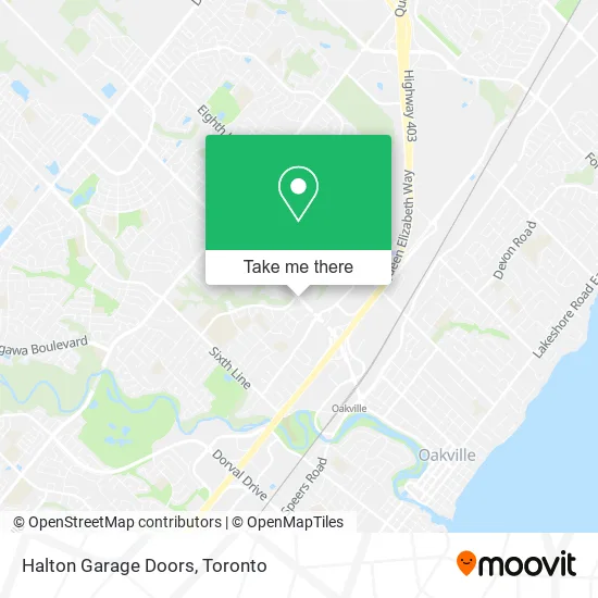 Halton Garage Doors map