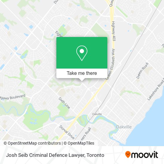 Josh Seib Criminal Defence Lawyer map