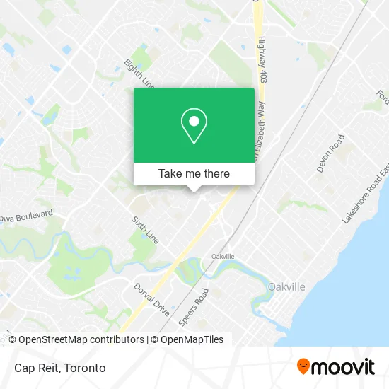 Cap Reit map