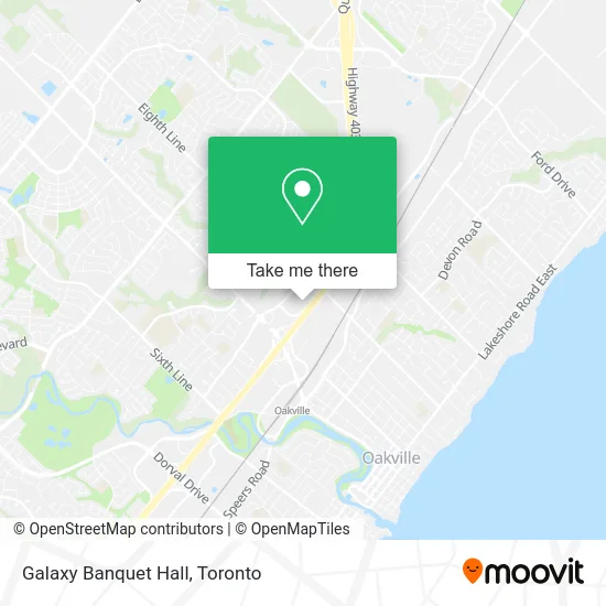 Galaxy Banquet Hall map