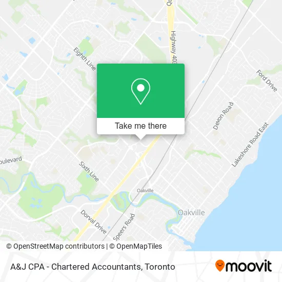 A&J CPA - Chartered Accountants map