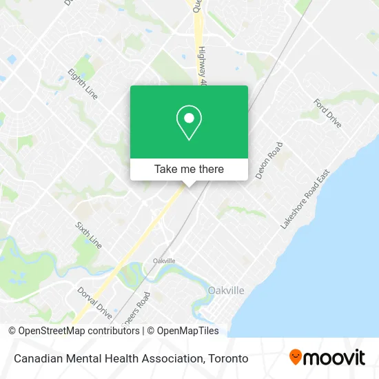 Canadian Mental Health Association map