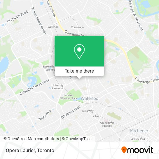 Opera Laurier map