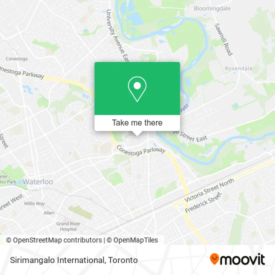Sirimangalo International map