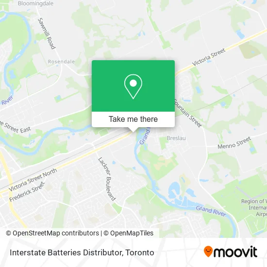 Interstate Batteries Distributor map