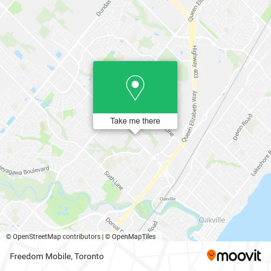 Freedom Mobile map