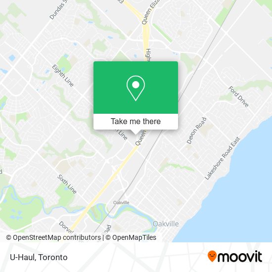 U-Haul map