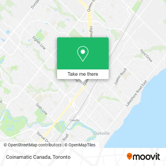 Coinamatic Canada map