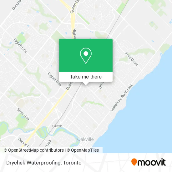 Drychek Waterproofing map
