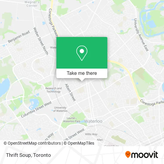 Thrift Soup map