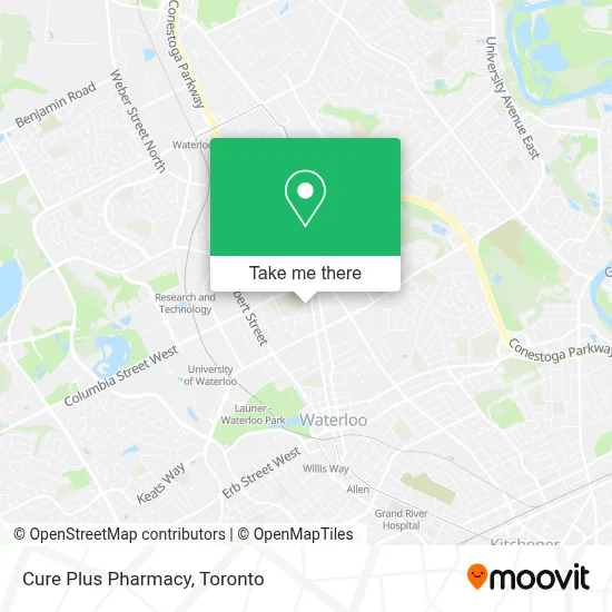 Cure Plus Pharmacy map