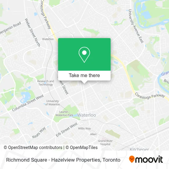 Richmond Square - Hazelview Properties map