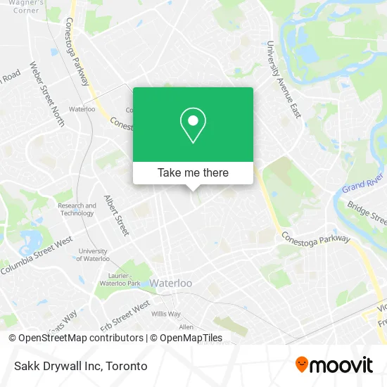 Sakk Drywall Inc map