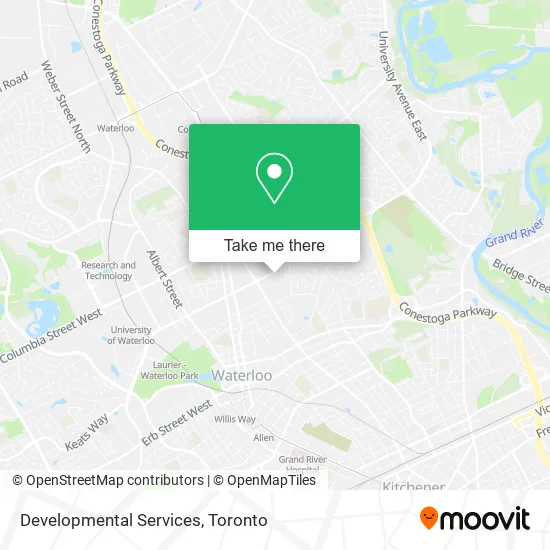 Developmental Services map