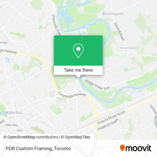 PDR Custom Framing map