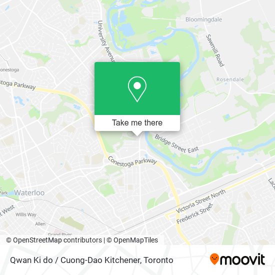 Qwan Ki do / Cuong-Dao Kitchener map