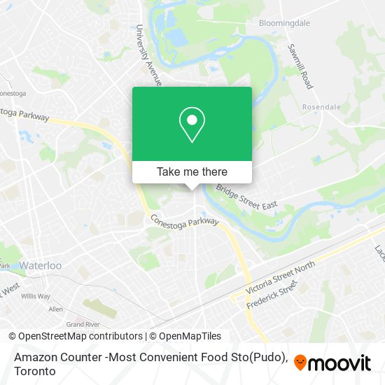 Amazon Counter -Most Convenient Food Sto(Pudo) map