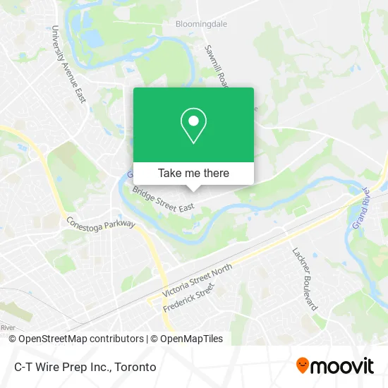 C-T Wire Prep Inc. map