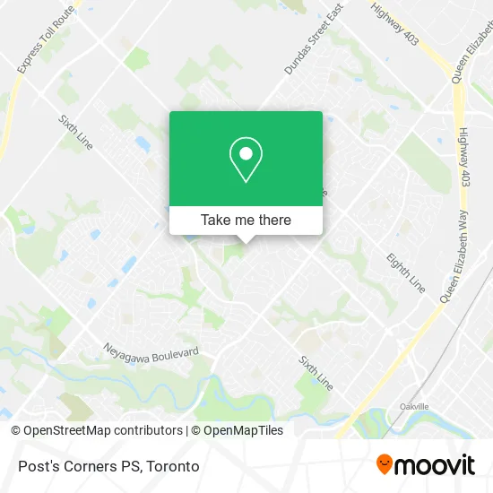 Post's Corners PS map