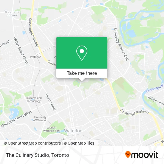 The Culinary Studio map