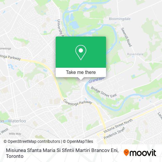Misiunea Sfanta Maria Si Sfintii Martiri Brancov Eni map