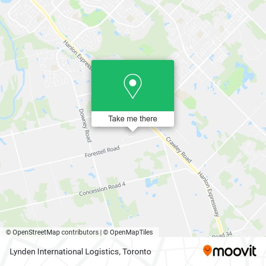 Lynden International Logistics map