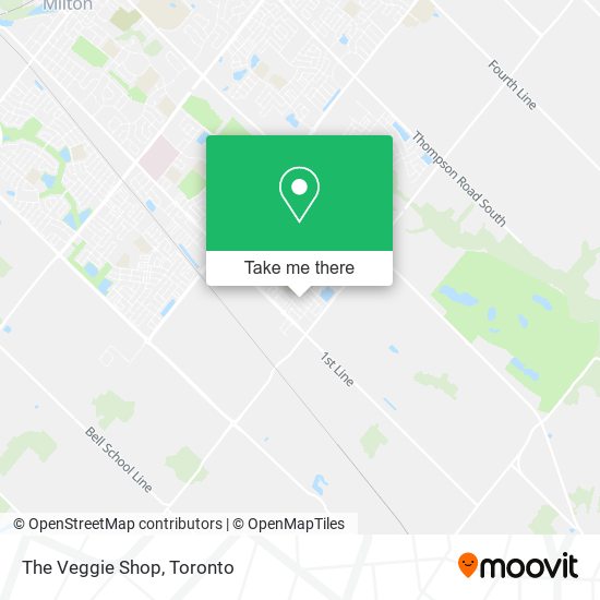 The Veggie Shop map