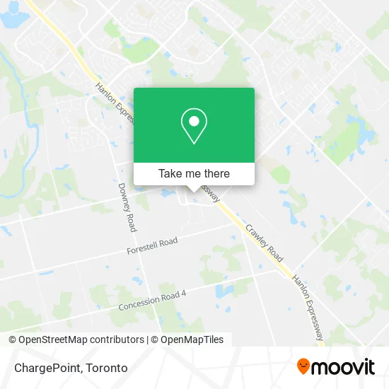 ChargePoint map