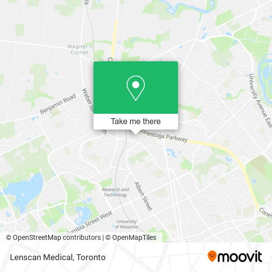 Lenscan Medical map