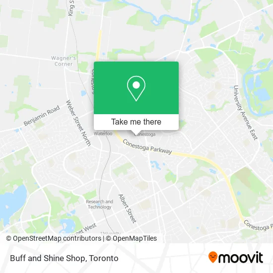 Buff and Shine Shop map
