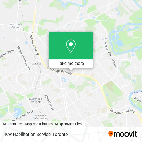 KW Habilitation Service map