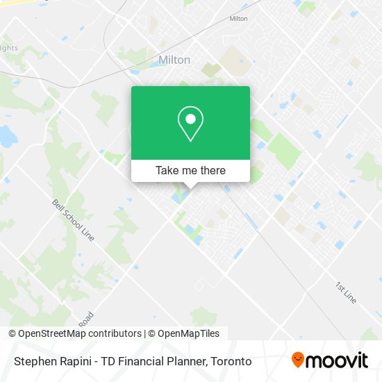 Stephen Rapini - TD Financial Planner map