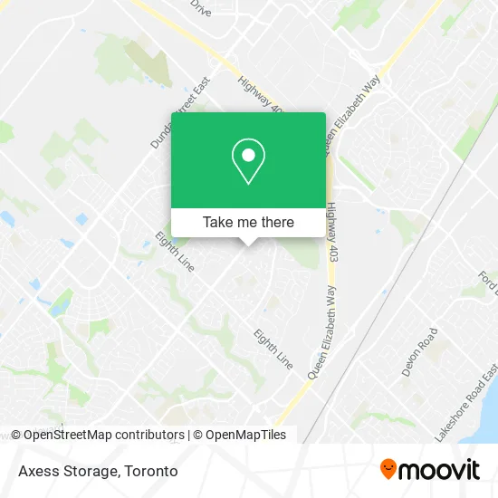 Axess Storage map