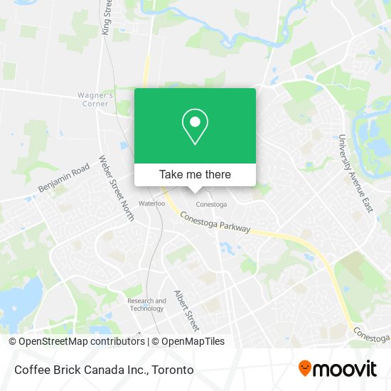 Coffee Brick Canada Inc. map