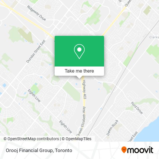 Orooj Financial Group map